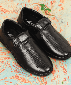 Anon Leather Cavity Sacchi Loafer-SA102 (Size-7/41)