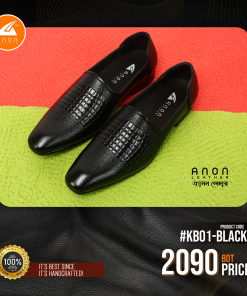 ANON Leather Kabli Shoes KB01-Black (Size-05/39)
