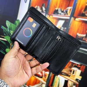 anOn Leather Mini Wallet W110_Black