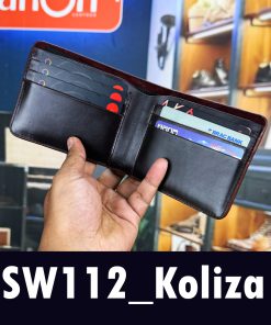 anOn Semi Pattern Leather Wallet SW112_Koliza