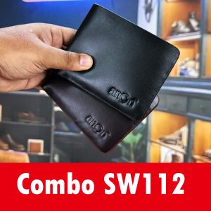 anOn Semi Pattern Leather Wallet SW112_Combo