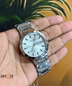Waterproof Luxury Men's Watch_ Silver